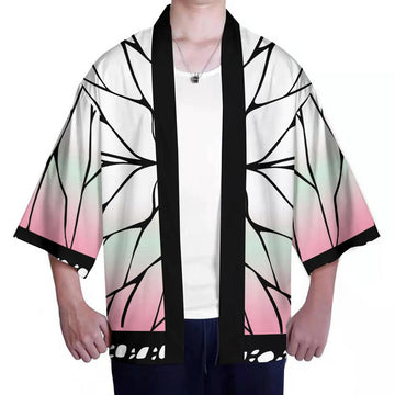 Anime Demon Slayer Kimetsu no Yaiba Kochou Shinobu Capa Cosplay Disfraz Halloween Carnaval Traje 3D Impreso